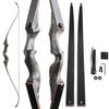 AMEYXGS 60" Takedown Recurve Bow 20-60LBS Archery Hunting Bow with Stringer Tool for Outdoor Shooting Target Practice Right Handed (25LBS, Grey) view 1
