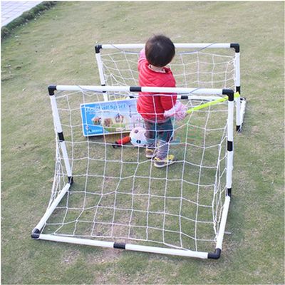 LSDRALOBBEB Mini Soccer Goal Portable Soccer Net Pop Up Goal Nets Mini Portable Soccer Training Durable Backyard Soccer Goal Mini Football Soccer Ball Goal Folding Post Net 1109