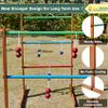 SpexDarxs Ladder Toss Outdoor Game, Wooden Golf Tossing Set with 6 Ball Bolas & Carrying Bag, Lawn Backyard Games for Teenager & Adult & Family view 3