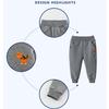 EISHOW Toddler Boys Girls Winter Thicken Cotton Sweatpant Warm Jogger Pants Cartoon Dinosaur Active Sports Leggings for Kids view 3