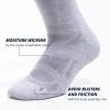 AKASO Merino Wool Hiking Socks - Breathable Moisture Wicking Crew Athletic Socks with Cushioned for Men & Women (2 Pairs) view 3