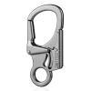 Ahiller Carabiner Clip, Double Anti-Misopening Locking Design, 3" Zinc Alloy Heavy Keychain for Outdoor Camping Hiking, Key Ring Clip (Gunmetal-1P) view 1