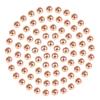 MUUNN 200pcs Tungsten Slotted Beads for Fly Tying, Sink Deeper and Faster 12 Colors/13 Sizes Slotted Tungsten Beads Fly Tying Beads Head Fly Tying Materials(Copper,4.6mm) view 1