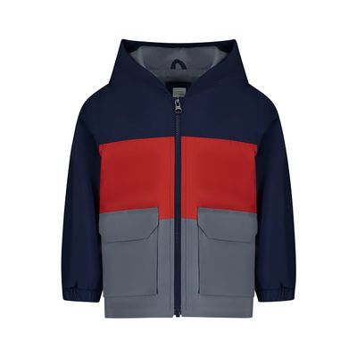 Simple Joys by Carters Kids Raincoat (Baby, Toddler, Kids Sizes), Navy/RED, 4
