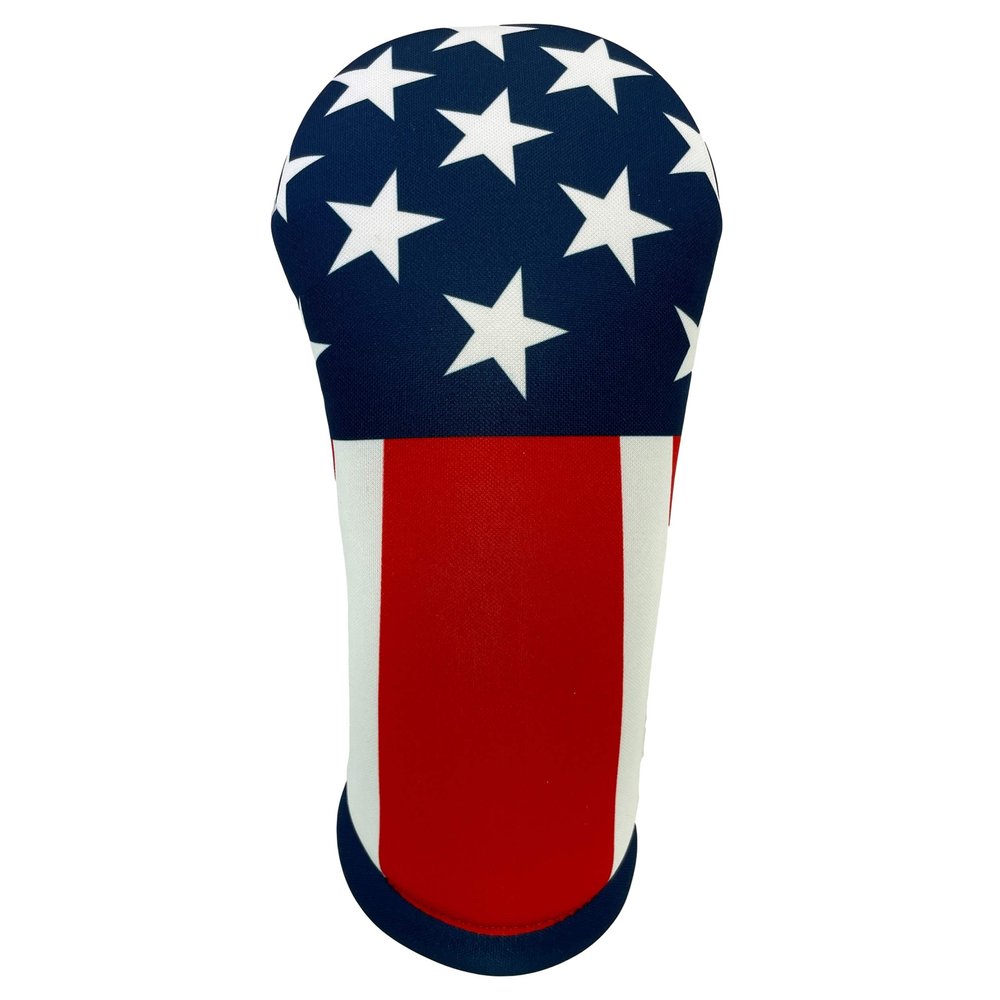 America Country Flag Fairway Club Headcover Handmade by BeeJos