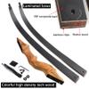 AMEYXGS 60" Takedown Recurve Bow 20-60LBS Archery Hunting Bow with Stringer Tool for Outdoor Shooting Target Practice Right Handed (55LBS, Orange) view 4