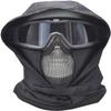 Balaclava Wind-Resistant Face Mask Half-Face Air Gun Mesh Mask and Tactical Goggles ,for Halloween and Air Gun Paintball Role Playing, Unisex view 1