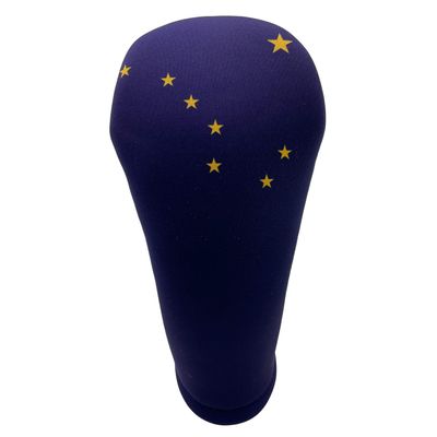 Alaska State Flag Driver 460cc Club Headcover Handmade by BeeJos