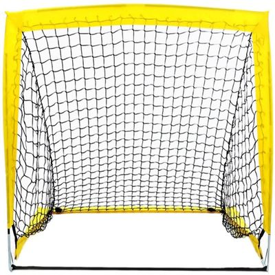 LSDRALOBBEB Mini Soccer Goal Portable Soccer Net Pop Up Goal Nets Indoor Mini Net Kids Mini Soccer Goal Set Portable Folding Youth Soccer Goal Portable Soccer Training 1109(Color:Yellow)