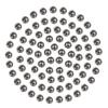 MUUNN 200pcs Tungsten Slotted Beads for Fly Tying, Sink Deeper and Faster 12 Colors/13 Sizes Slotted Tungsten Beads Fly Tying Beads Head Fly Tying Materials(Plain,3.3mm) view 1