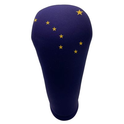 Alaska State Flag Fairway Club Headcover Handmade by BeeJos
