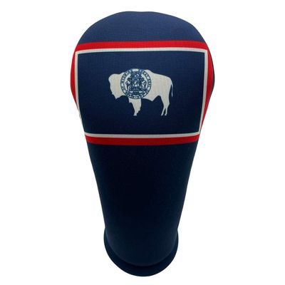 Wyoming State Flag Driver 460cc Club Headcover Handmade by BeeJos