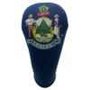 Maine State Flag Driver 460cc Club Headcover Handmade by BeeJos view 1