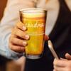 Grandma Established 2021 Engraved on 16 oz Beer Glass Pint Unique Grandmother Gift Idea for Baby Announcement, New Grandma, Her, Sister, New Baby, Grandparents Day view 4