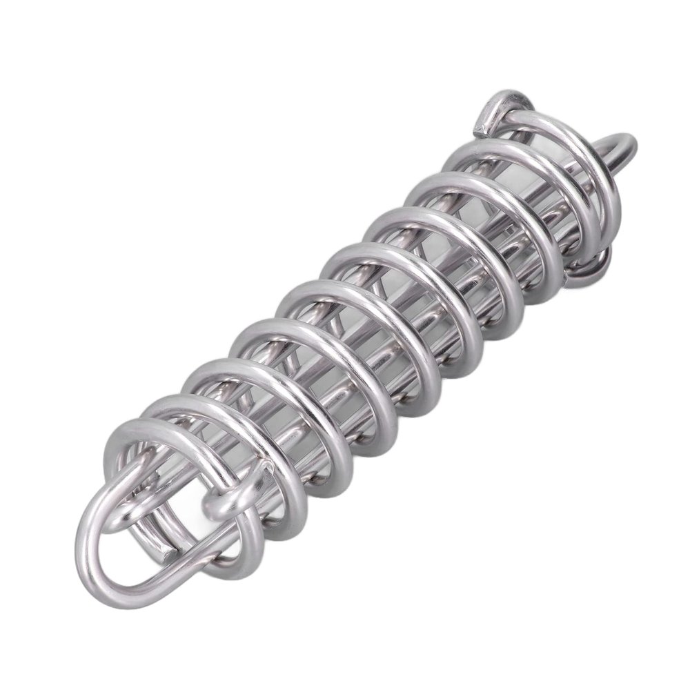 11x405mm Stainless Steel Spring Boat Anchor Dock Line Mooring Springs for Boat Marine Hardware