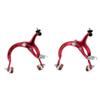 DIA-COMPE MX1000 Side Pull Caliper Brake Set (F+R) for Old School BMX, Red, DP2507-FR view 1