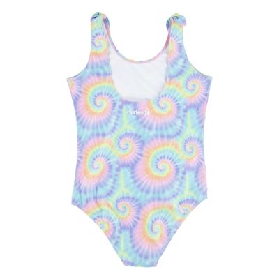 Hurley Girls' One Piece Swimsuit, Multi, Large US