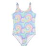 Hurley Girls' One Piece Swimsuit, Multi, Large US view 2