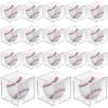18 Pcs Baseball Display Case, Clear UV Protected Ball Holder Square Acrylic Baseball Cube Box Autograph Cases Storage for Display Official Size Standing, 3.15 Inches view 1