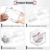 18 Pcs Baseball Display Case, Clear UV Protected Ball Holder Square Acrylic Baseball Cube Box Autograph Cases Storage for Display Official Size Standing, 3.15 Inches view 4