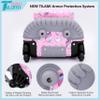 NEW TILAMI 18 Inch Rolling Backpack with Wheels for Girls Boys Kids Laptop Backpack School Travel, Pink Unicorn view 4