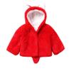 Duoremi Infant Baby Girls Long Sleeve Hooded Faux Fur Over Coat Princess Shoulder Cape Snowsuit Red 18-24 Months view 1