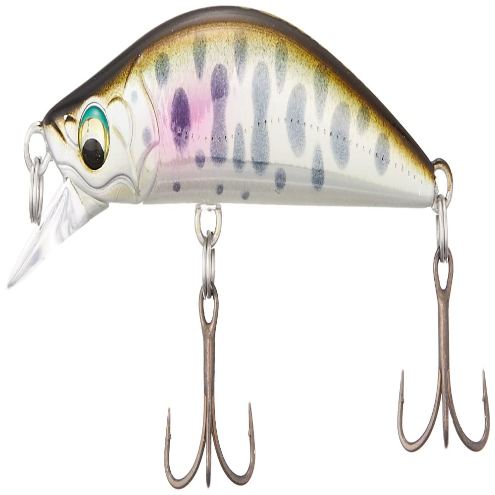 Major Craft EDN-45SS Minnow Eden Slow Sinking 1.8 inches (45 mm), 0.1 oz (3.0 g), 02 Laser Yamame