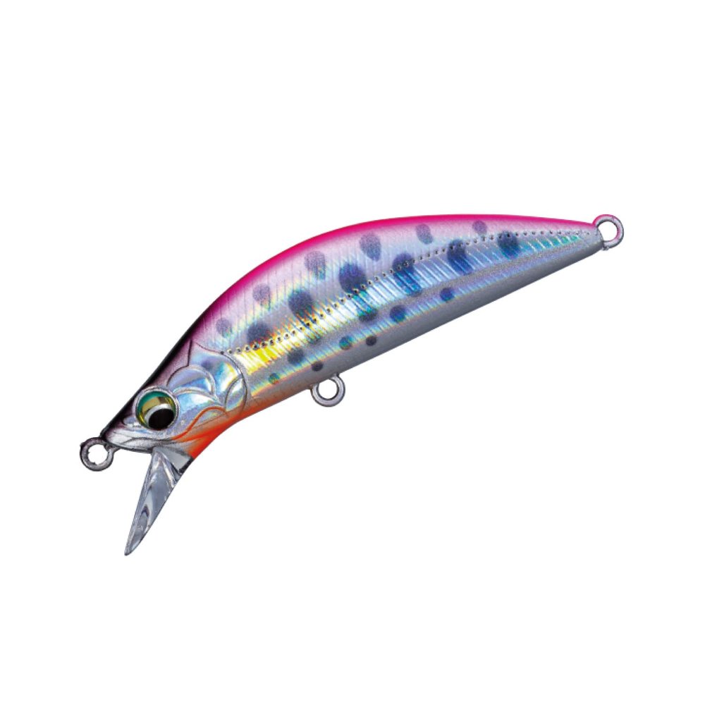 Major Craft Minnow EDN-45S Eden Sinking Type, 1.8 inches (45 mm), 0.1 oz (3.7 g), 05 Laser Pink Yamame