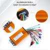 Gueiddi Ebike Brushless Controller, 48V/64V/72V Brushless Motor Controller 3 Mode Metal 1000W-1500W Motor Brushless Controller High Power Universal Brushless DC Motor Controller for Ebike & Scooter view 3