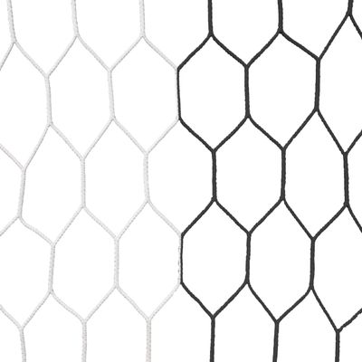 Kwik Goal Premier Hex Soccer Net, Black/White, 8H x 24W x 6D x 6B