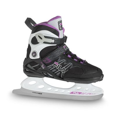 Fila Skates Primo Ice Lady | High-Cut Boot Design with Adjustable Ankle Tension | Adjustable Closure, Velvet Lining, Pre-Sharpened Stainless Steel Blade | Women 7