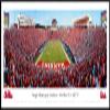 Ole Miss Football (end zone) - 40.25x13.75-inch Standard Framed Print by Blakeway Panoramas view 1