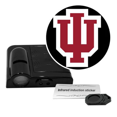 Sporticulture American Football Indiana Hoosiers Car Door Lights Logo Shadow Display - Officially Licensed Car Accessories - Show Your Team Pride - Battery Powered, Universal Fit