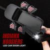 Sporticulture American Football Indiana Hoosiers Car Door Lights Logo Shadow Display - Officially Licensed Car Accessories - Show Your Team Pride - Battery Powered, Universal Fit view 2