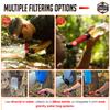 5 High-Capacity Emergency Water Straws  Lightweight, Reusable, 1800-gallon Filters for Camping, Hiking, Travel, Biking, Survival, and Emergencies. No Expiration Date, Perfect for preparedness view 3