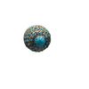 Afghan Turquoise Beads and stone Kuchi Ring, Handmade Afghan Ring, Boho Ring, Kuchi Ring, Gift For Her view 1