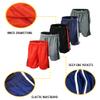 BROOKLYN VERTICAL Boys 5-Pack Athletic Performance Basketball Shorts with Pockets and Drawstring Closure (14/16, Combo A) view 4