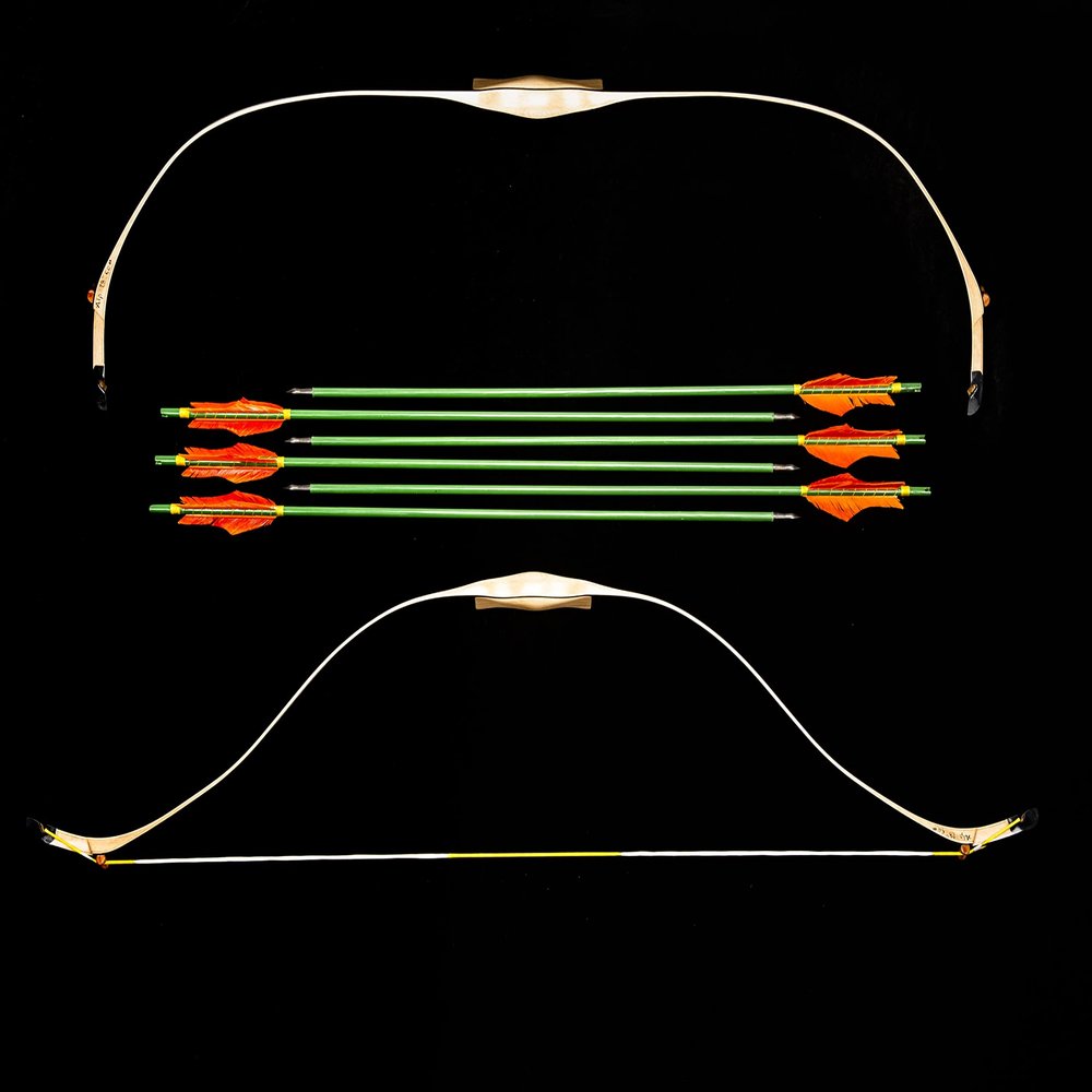 Turkish Bow Laminated Wooden Ottoman Bow Traditional Horse Bow Recurve Bow Mounted Archery Bow Target Archery Short Bow 20-100 Pound (80 Pounds)