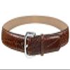 A274NP Silver Buckle Genuine Full-Grain Cowhide Leather Dress Belt 1"(25mm) Wide (Silver Alligator Brown, 40) view 1
