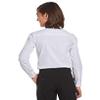 Calvin Klein Boys' Long Sleeve Patterned Dress Shirt, Button-down Style With Buttoned Cuffs, Logo White, 8 Husky view 3