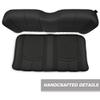 MODZ FS1 Custom Golf Cart Front Seat for EZGO RXV - [2008-Up] - Black Base - Hex Pattern view 3