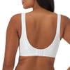 Bali womens Comfort Revolution Comfortflex Fit Wireless Df3484 Bra, White Aztec, X-Large US view 3