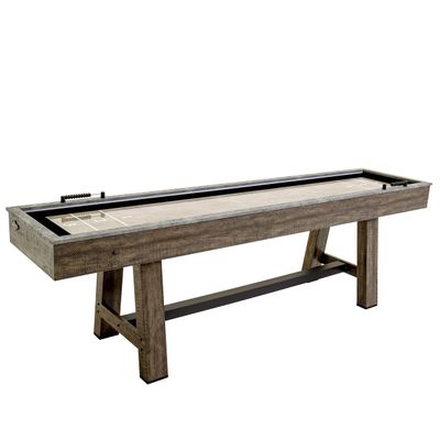American Legend Stonebridge 9 LED Light Up Shuffleboard Table with Bowling