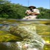 The Fly Fishing Place White Natural Dahlberg Diver Hair Bass Bugs - Fly Fishing Diving Flies - Set of 3 Flies Hook Size 4 view 3