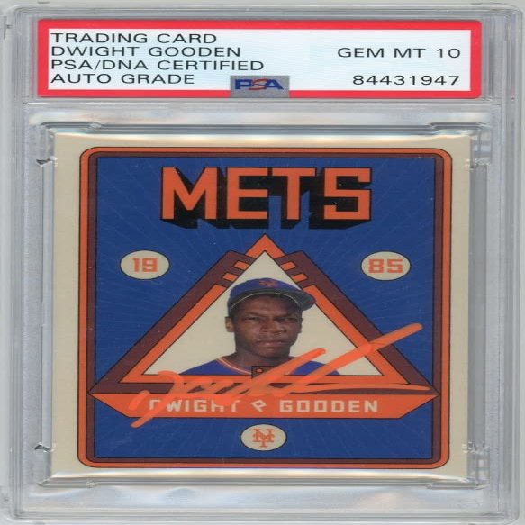 Dwight Gooden 2020 Topps Project 2020 Autographed Card #106- PSA/DNA 10