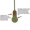 AR500 Steel Gong Target Set - Complete Ready to Shoot 1/2/3" x 3/8" Targets view 4
