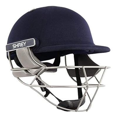 Shrey Pro Guard Air Stainless Steel Cricket Helmet with Mesh Bag 4 Round Men (M)