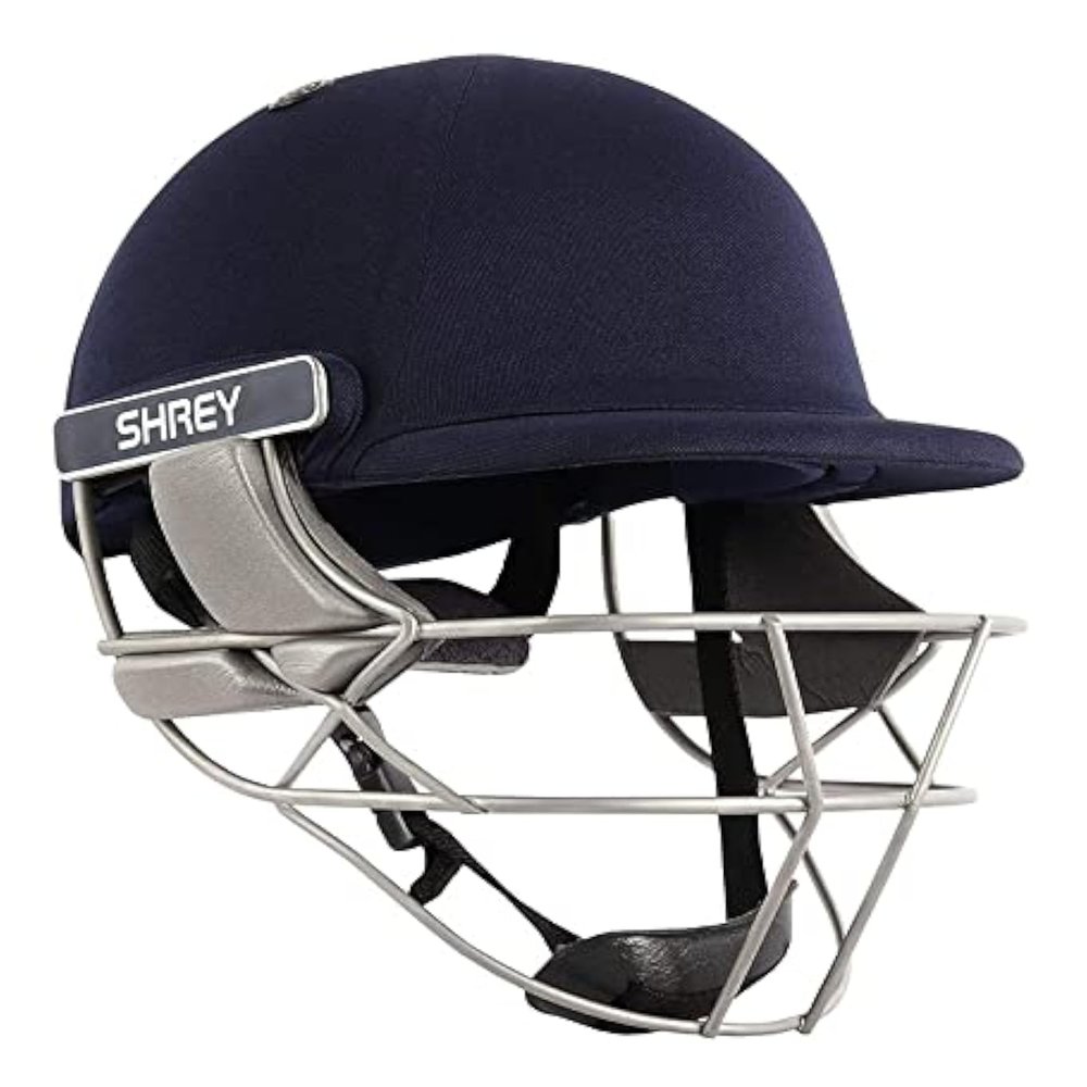 Shrey Pro Guard Air Stainless Steel Cricket Helmet with Mesh Bag 4 Round Men (M)