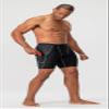 DEVOPS Men's Compression Shorts Underwear with Pocket (3 Pack) (Medium, Black/Camo Black/White) view 2