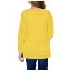 POLG Kids Girls Knot Front T-Shirts Long Sleeve Loose Tunic Tops Crewneck Sweatshirts Fall Warm Pullover Blouse Tee Shirt (Yellow, 4-5 Years) view 2